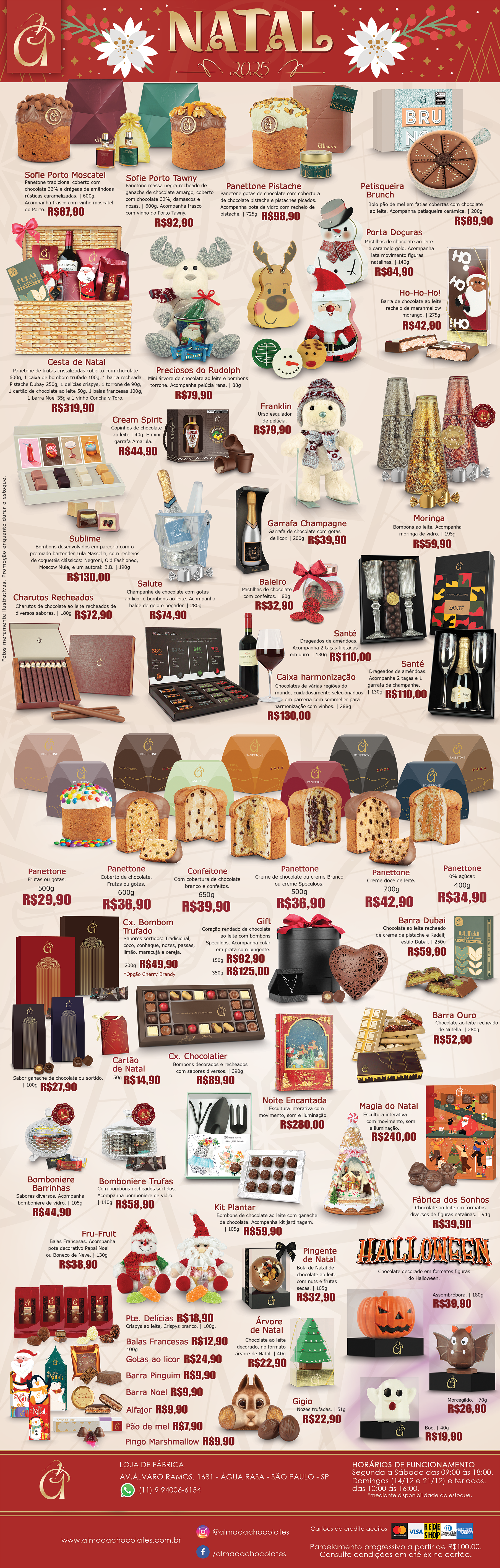 CATÁLOGO ALMADA CHOCOLATES- NATAL-2025