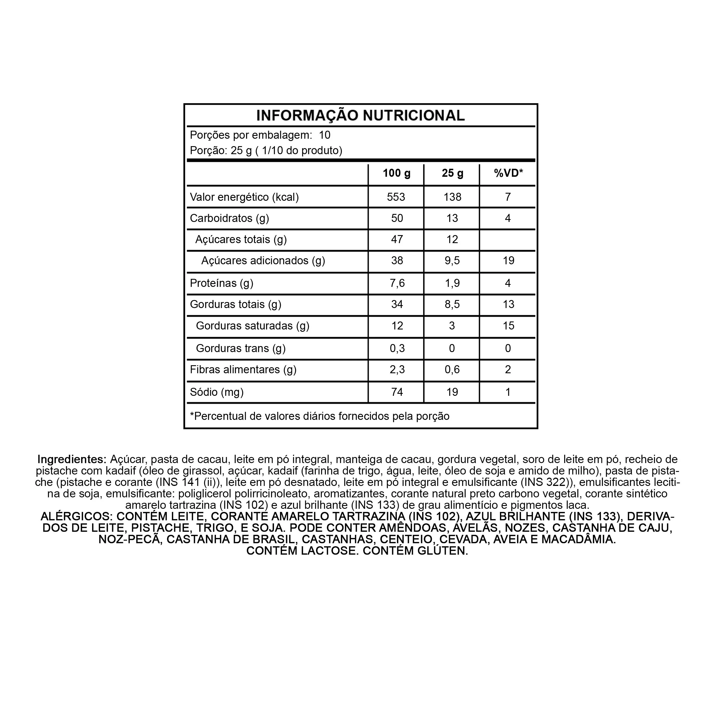 Barra Pistache Dubai - Imagem 2