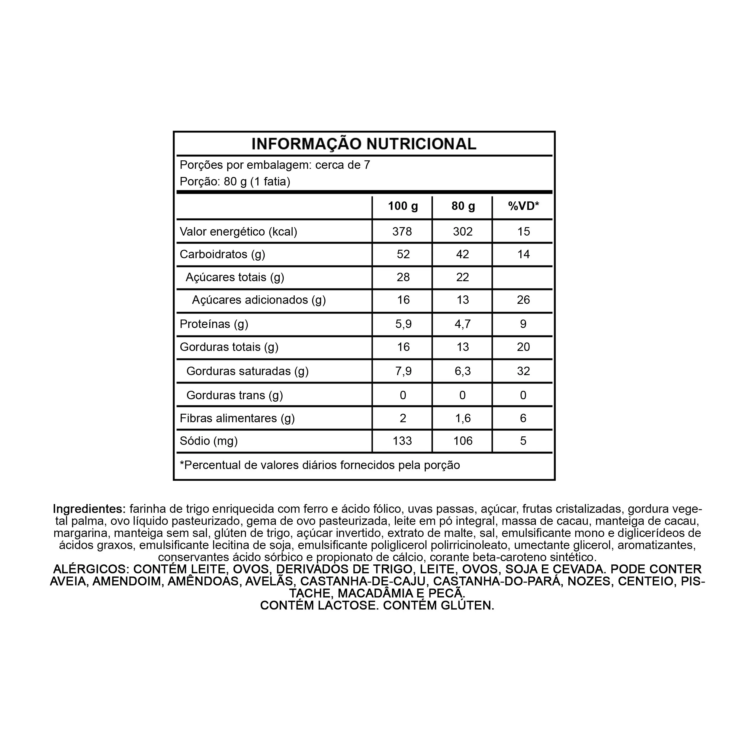 Panettone Frutas Coberto - Imagem 2